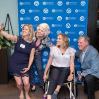 tom and marcia selfie with two women